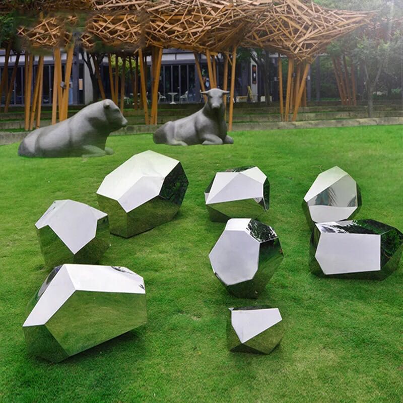 Metal-Garden-Art-Craft-Mirror-Finished-Stainless