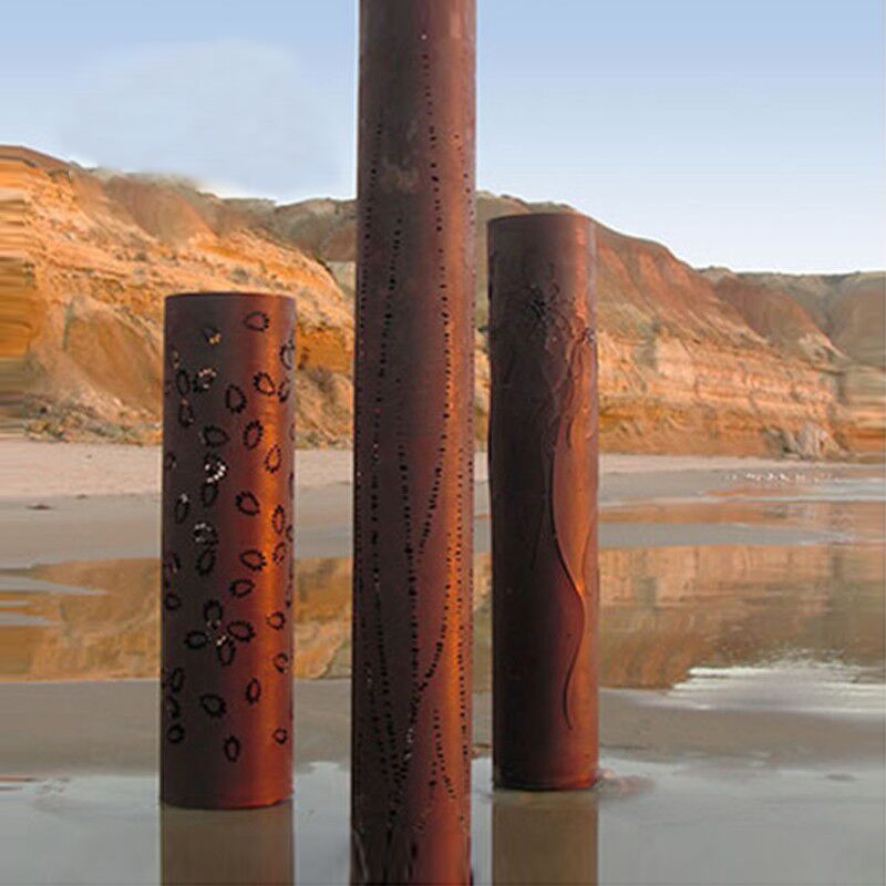Contemporary-Art-Decorative-Corten-steel-Column-Futuristic