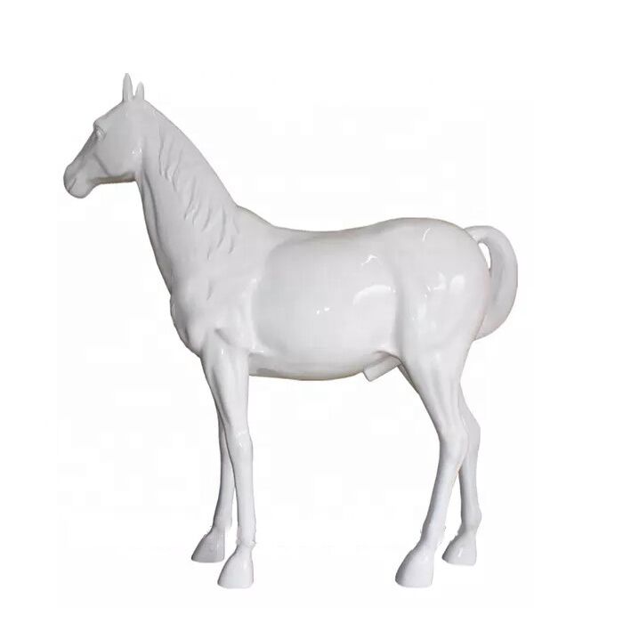 Outdoor-Decoration-Fiberglass-Horse-Sculpture