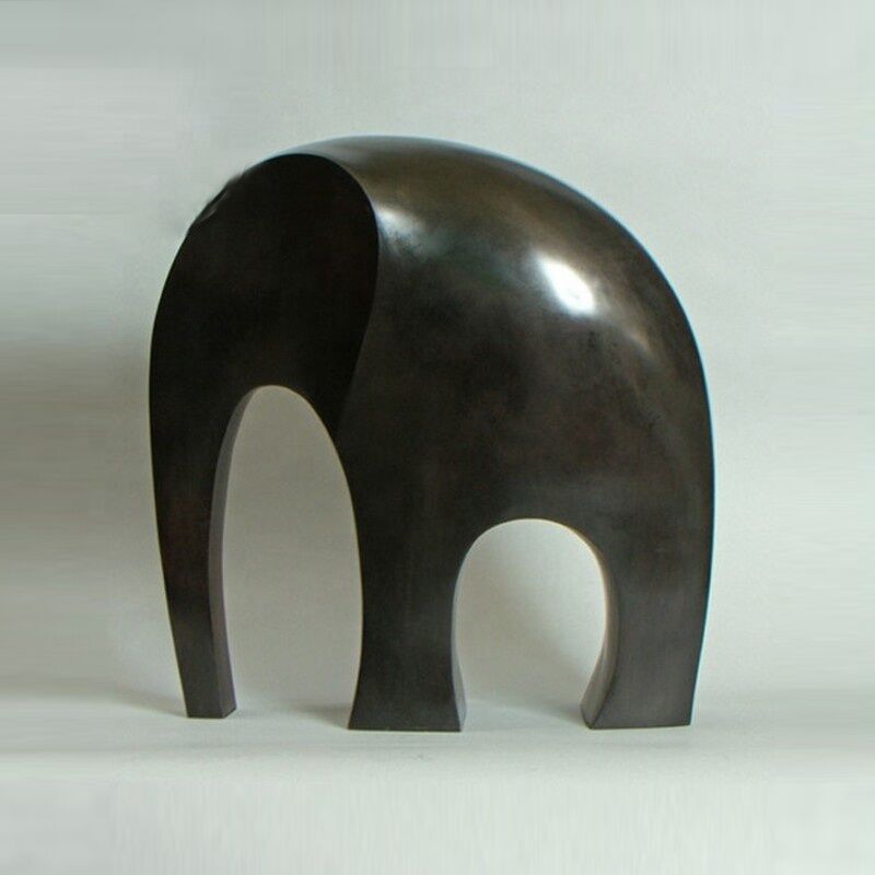 Life-Size-Animal-Garden-Decoration-Bronze-Elephant