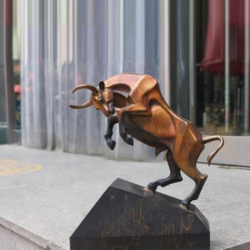 Life-Size-Handmade-Antique-Animal-Bronze-Bull