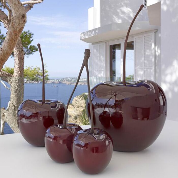 Outdoor-Modern-Garden-Art-Stainless-Steel-Cherry