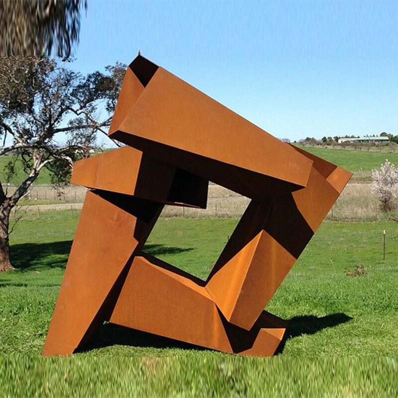 Outdoor Decoration Corten Steel Abstract Sculpture