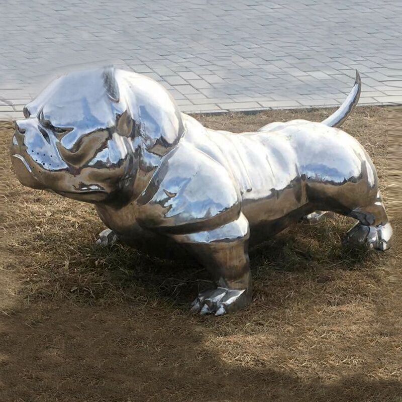 Stainless Steel Bull Terrier Dog Breed