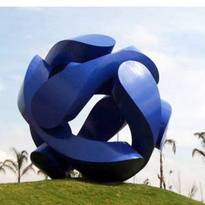 Decorative Art Garden Sculpture Stainless Steel Ball