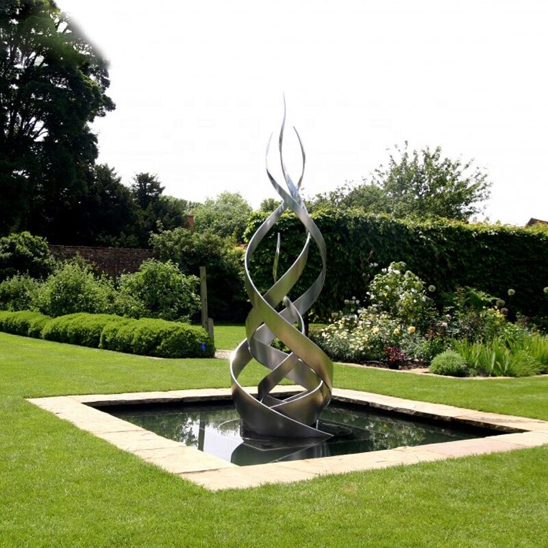 Landscape Decoration Large Stainless Steel Art Sculptures For Sale