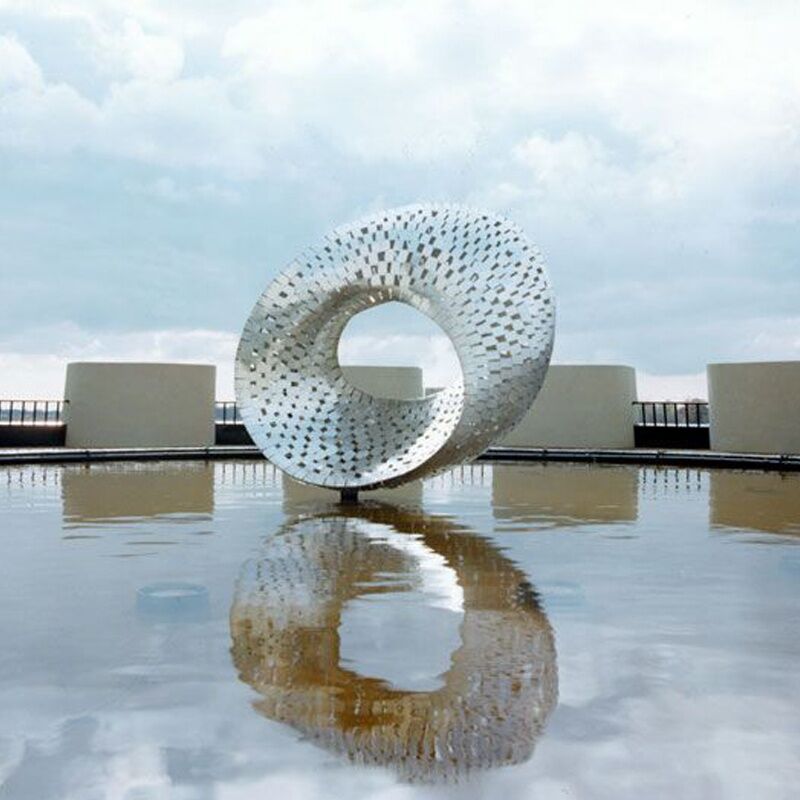 Large Stainless Steel Modern Art Outdoor Sculpture