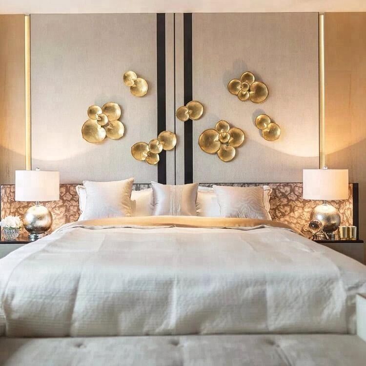 Leaves metal wall art luxury home decor