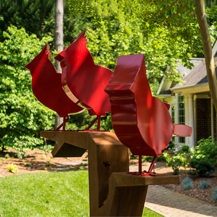 Mainstream Sculpture Decoration Stainless Steel Bird Sculpture