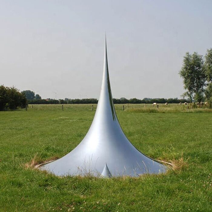 Mirror Polished Garden Stainless Steel Large Outdoor Art Sculpture