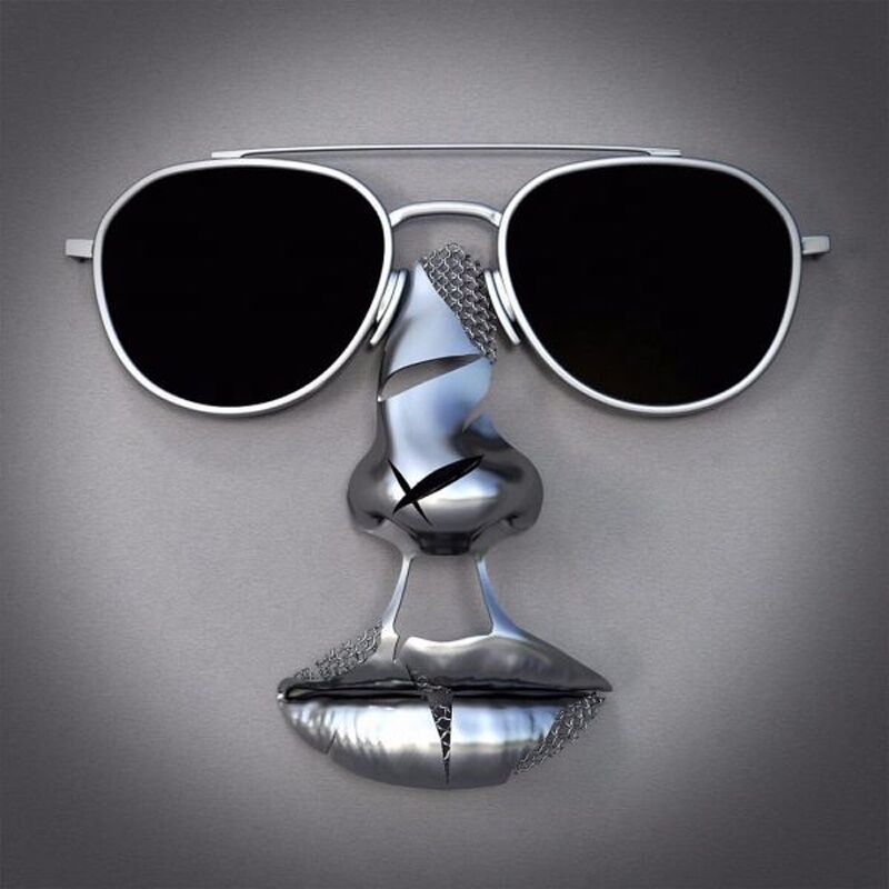 Modern Abstract Human Body Stainless Steel Love Figurative Sculpture2