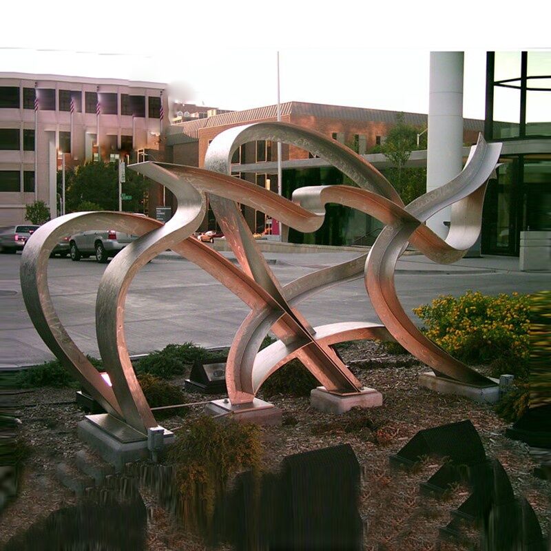 Outdoor Metal Garden Art Wholesale Metal Stainless Steel Sculpture