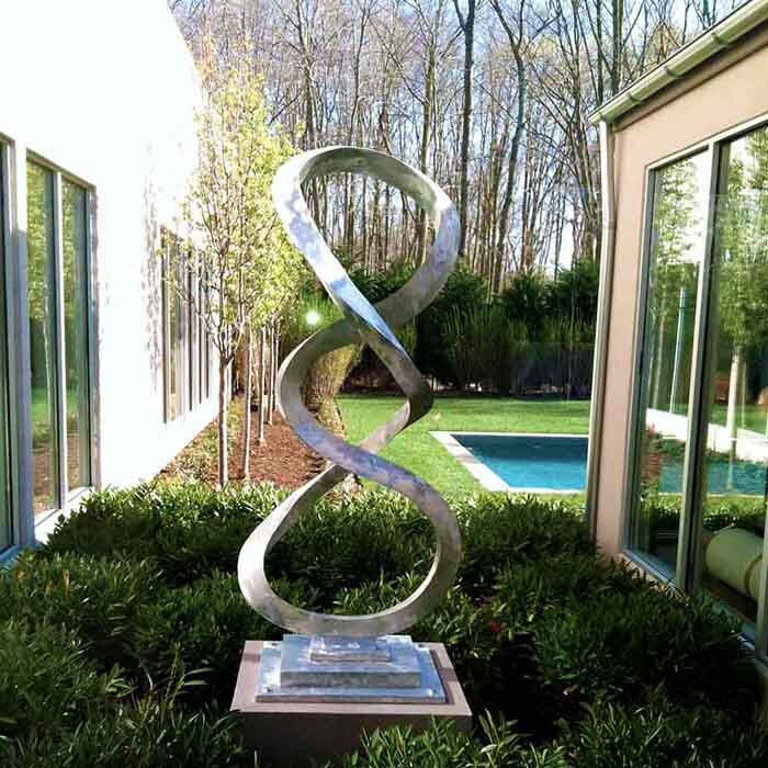 Outdoor Stainless Steel Sculpture Modern Art