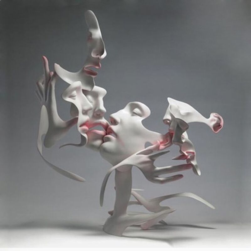 Stainless Steel Home Decoration Metal Art Face Sculpture