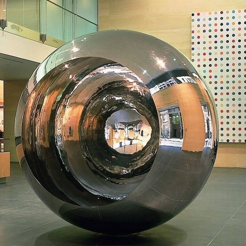 Stainless Steel Mirror Polished Large Outdoor Sculpture 1