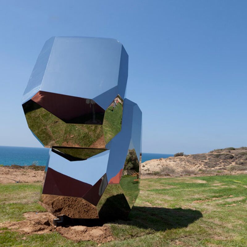 Stainless Steel Mirror Polished Garden Sculpture