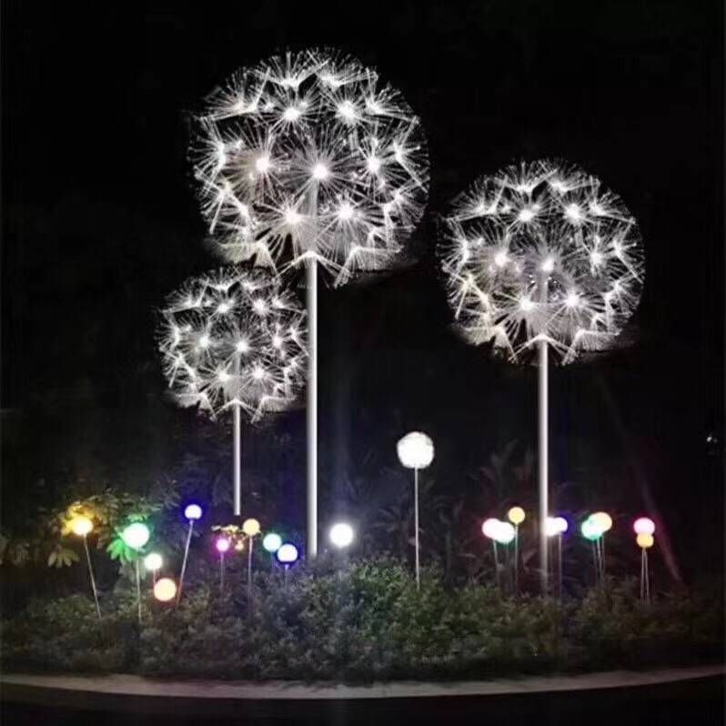 Stainless steel dandelion sculpture (13)