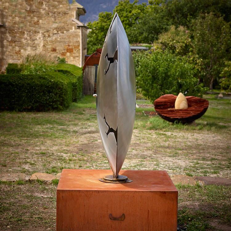 Stainless Steel Metal Garden Ball Sculpture 3