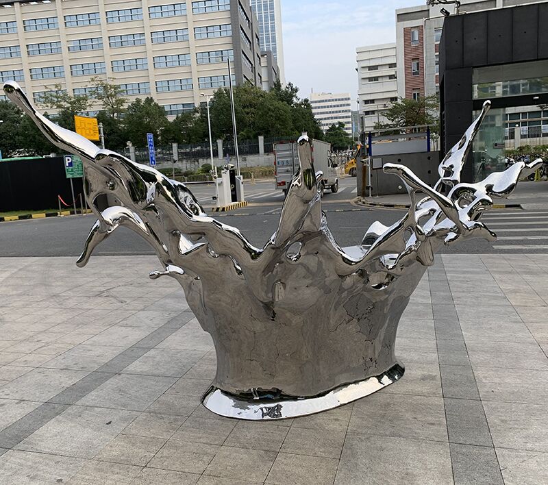 Stainless steel root DJ office desk sculpture (5)