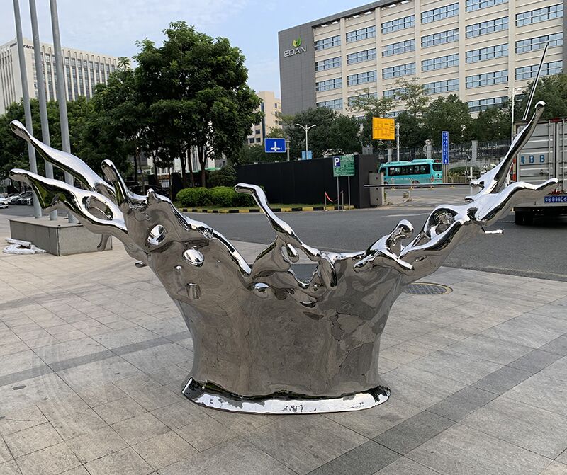 Stainless steel root DJ office desk sculpture (6)