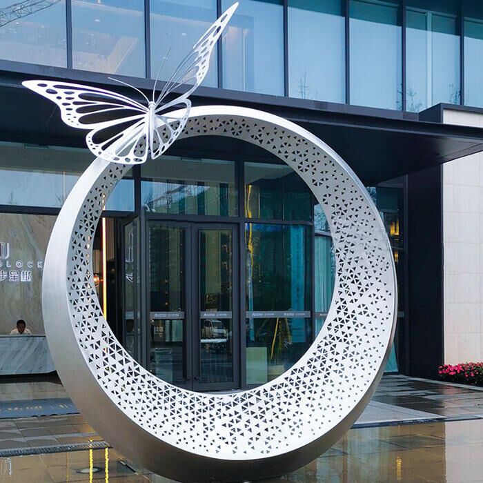 Modern Art Large Garden Stainless Steel Sculpture2