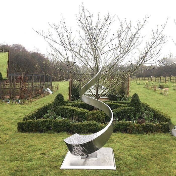 Large Modern Garden Abstract Stainless Steel Sculpture1