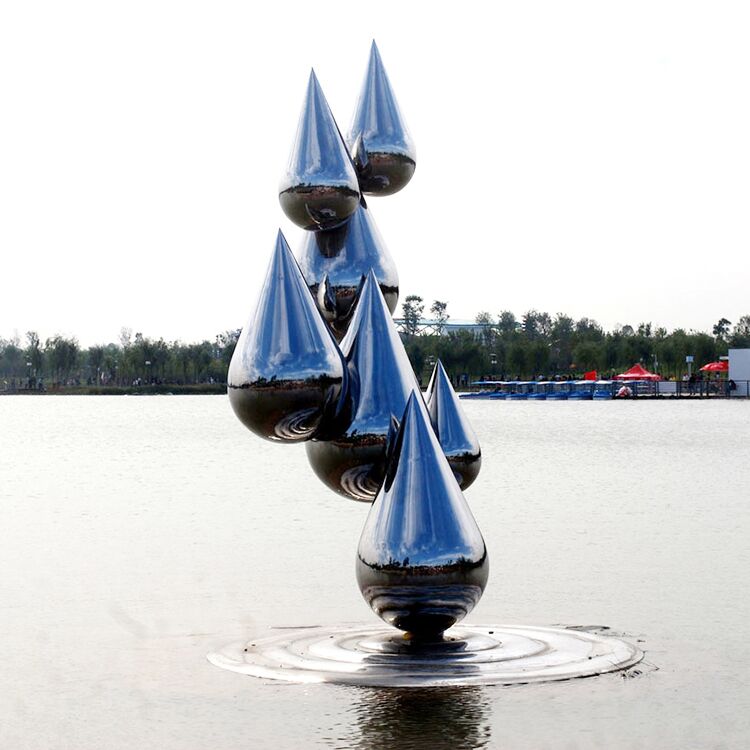 Water drop sculpture10