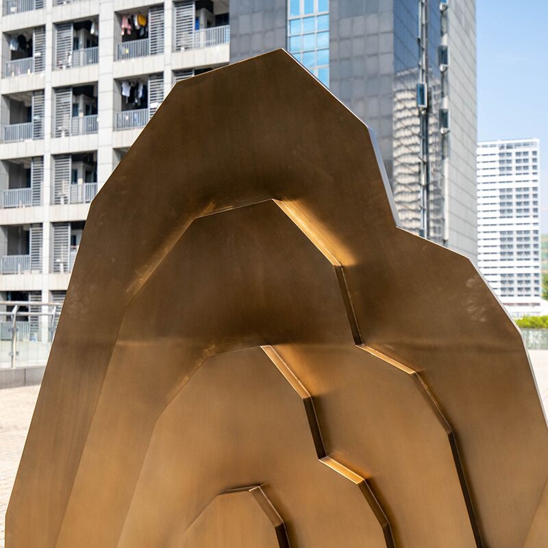 Indoor office home decoration stainless steel screen sculpture (5)