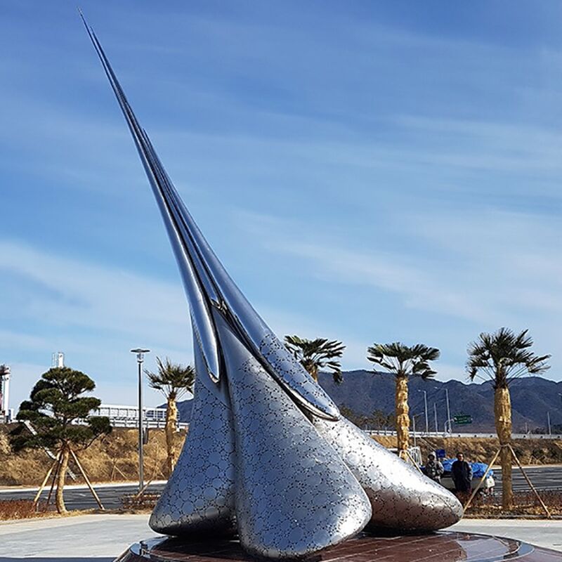 Modern Art Outdoor Large Metal Sculptures Stainless Steel Abstract Sculpture