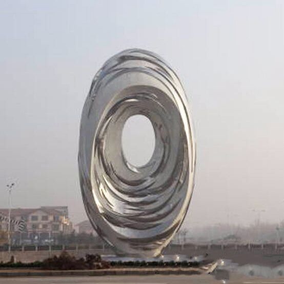 Modern Art Outdoor Large Metal Sculptures Stainless Steel Abstract Sculpture9
