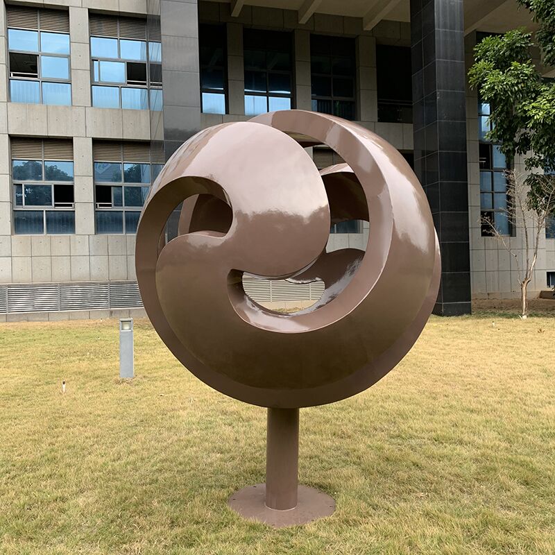 stainless steel octopus sculpture