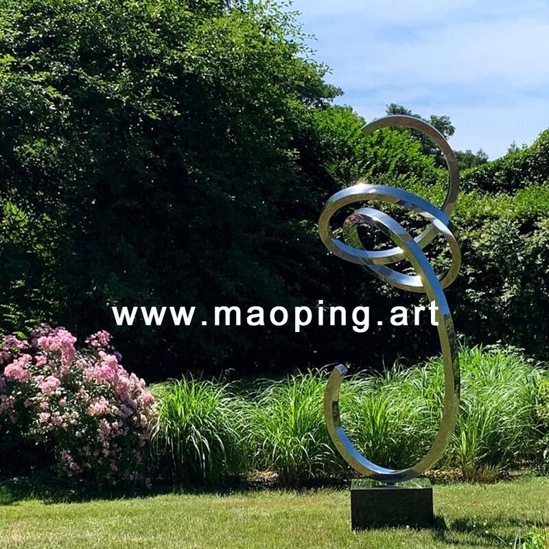 Large Outdoor Abstract Metal Sculpture (3)