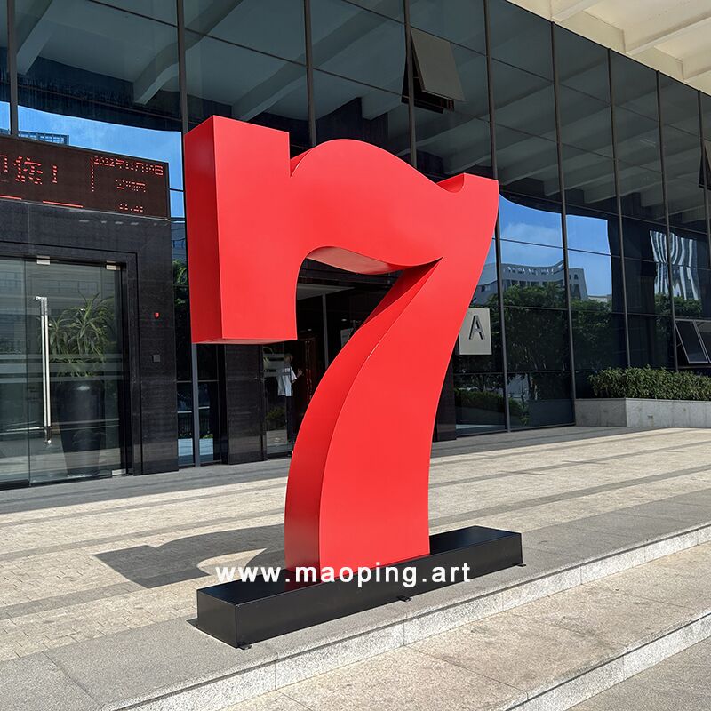 Digital Sculpture House Number for Villa No. 7 (3)