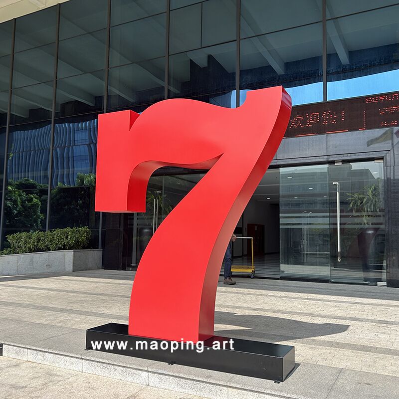 Digital Sculpture House Number for Villa No. 7 (7)