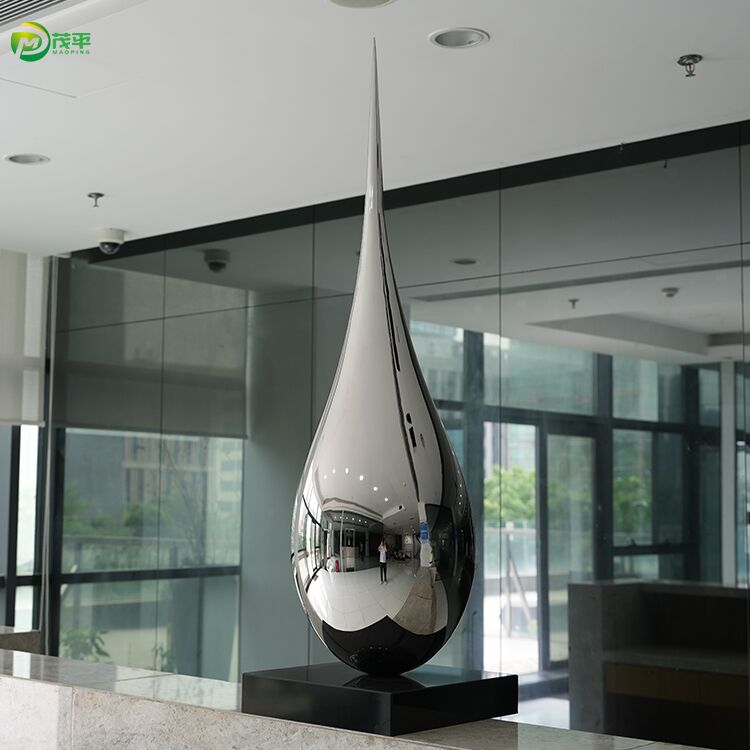 Outdoor Landscape Artwork Stainless Steel Sculpture (2)
