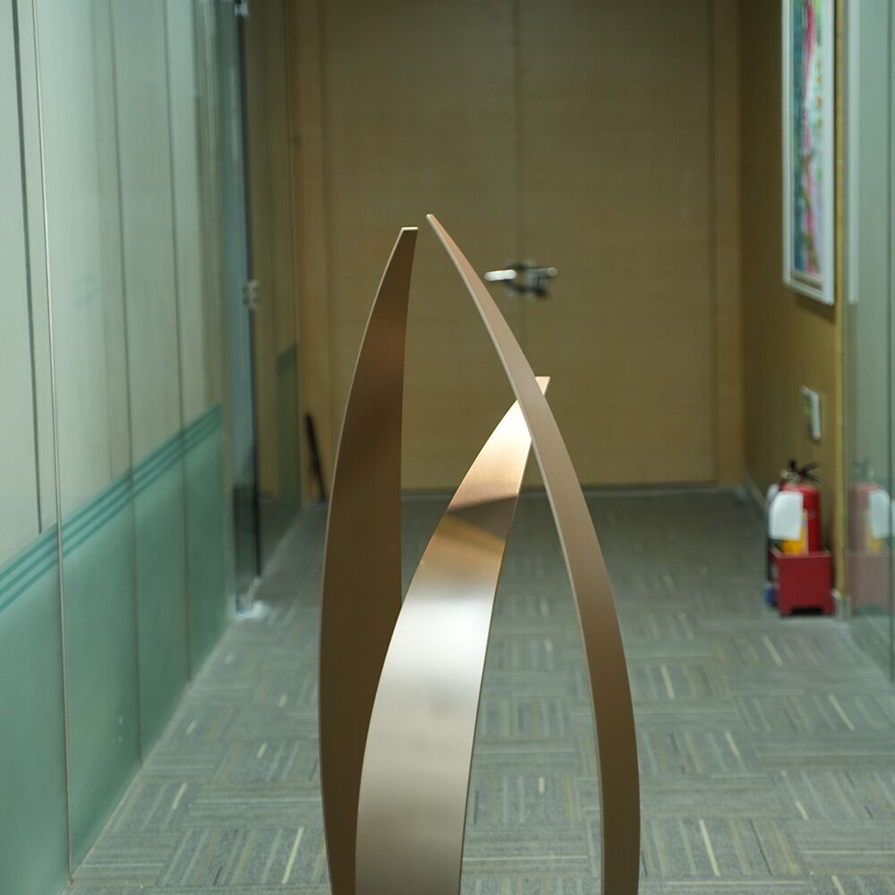 Interior Deco Art Stainless Steel Abstract Sculpture (2)