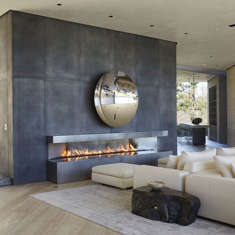 Mirror polishing concave sculpture025