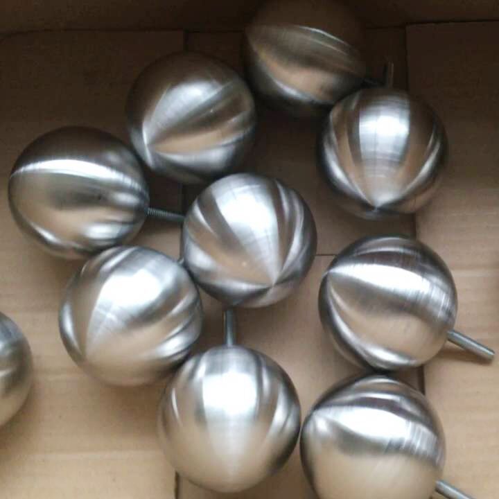 brushed stainless steel sphere9