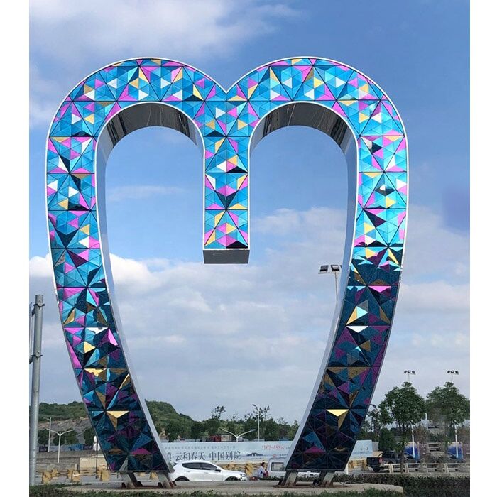 Heart-Design-Painted-Modern-Stainless-Steel-Outdoor