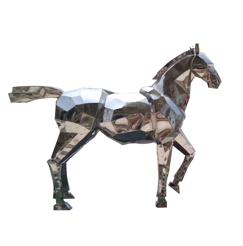 High-gloss-life-size-horses-moulding-statue (2)