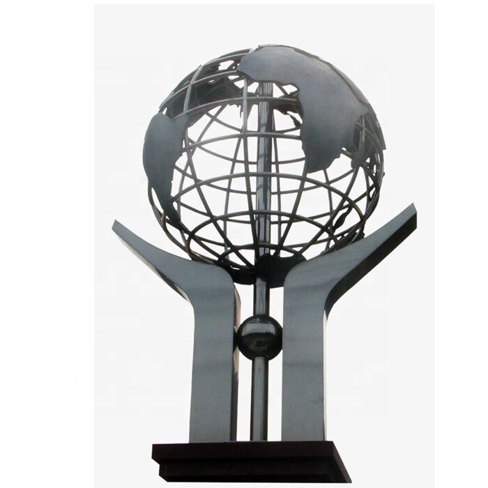 Large-Garden-Ornament-Metal-Spheres-Sculpture-For