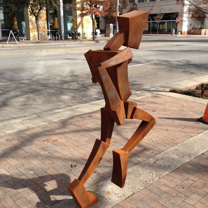 Street-Corten-Steel-Metal-Abstract-Robot-Man