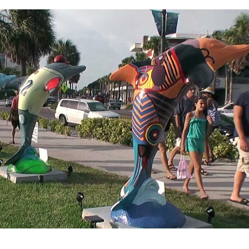 Outdoor-Painted-Finish-Fiberglass-Dolphin-Sculpture-For (1)