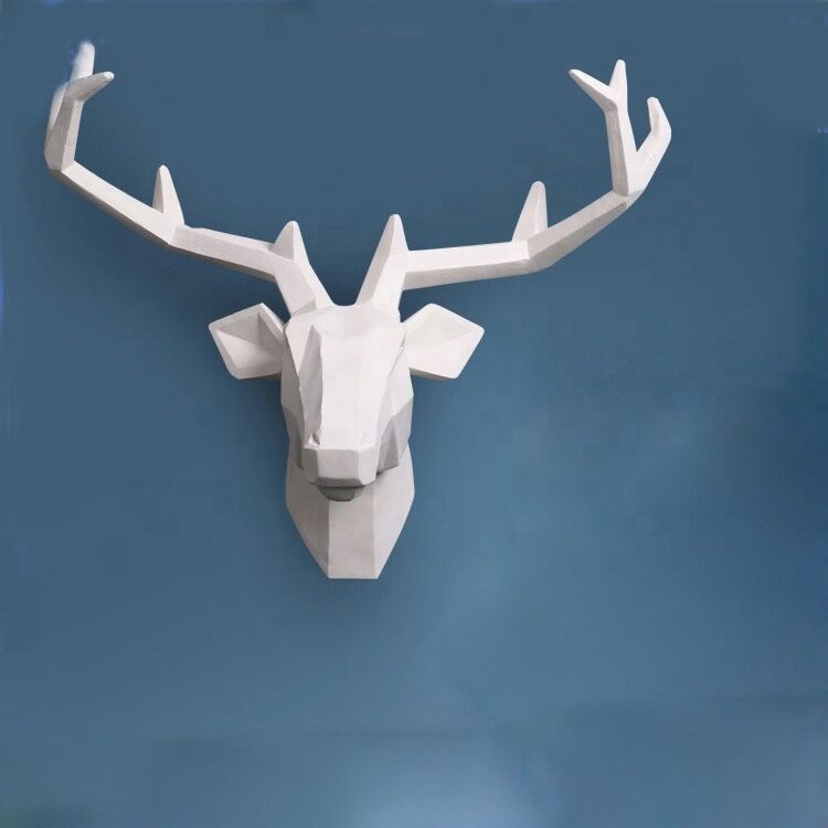 Home-Decoration-Metal-Car-Painted-Deer-Stainless (1)