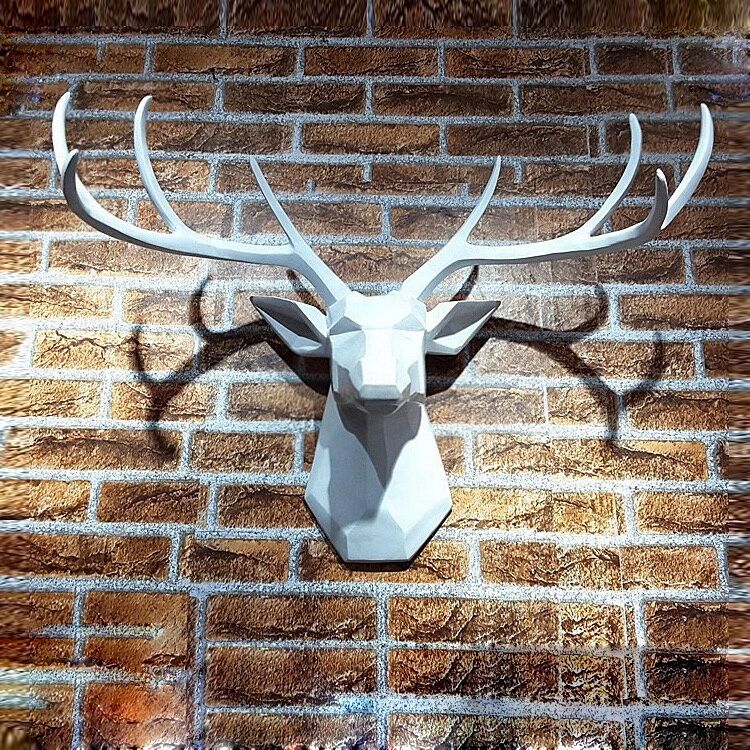 Home-Decoration-Metal-Car-Painted-Deer-Stainless