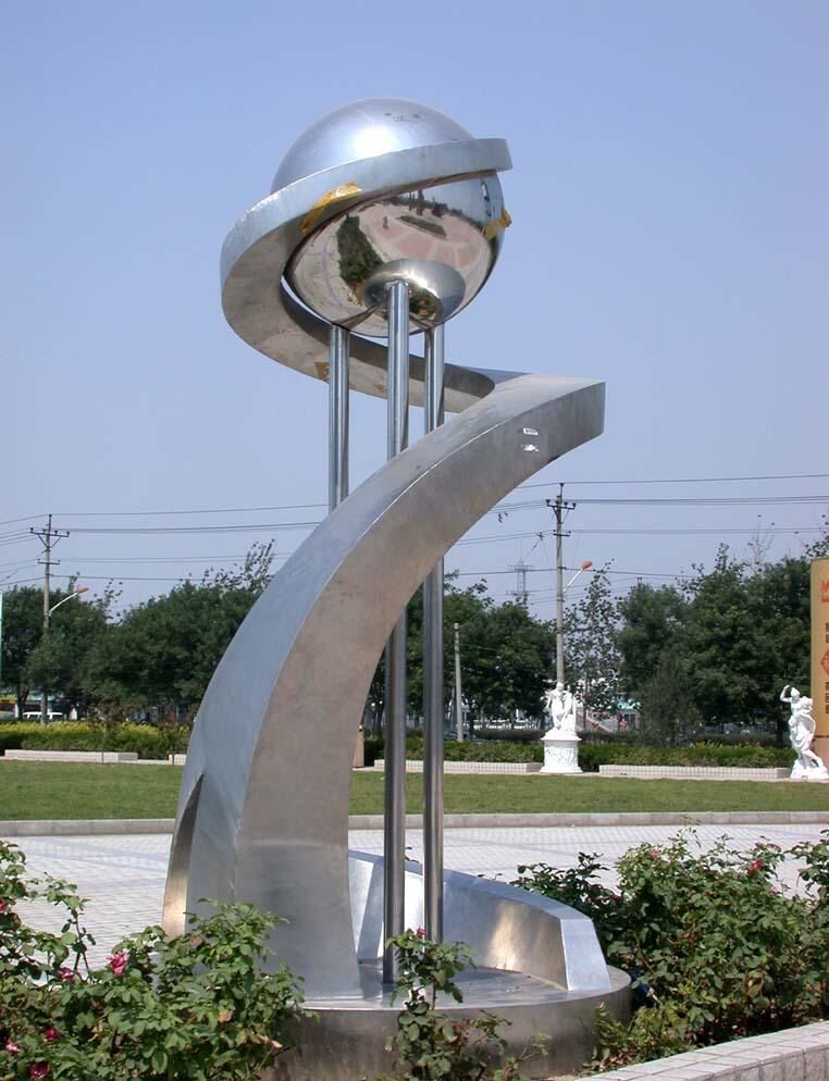 Large-Metal-Abstract-Art-Sphere-Sculpture-Stainless13