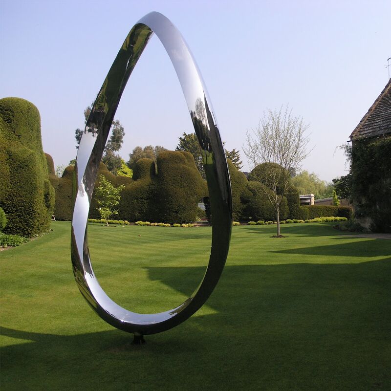 304 Garden Landscape Design Polished Stainless Steel Sculpture 1