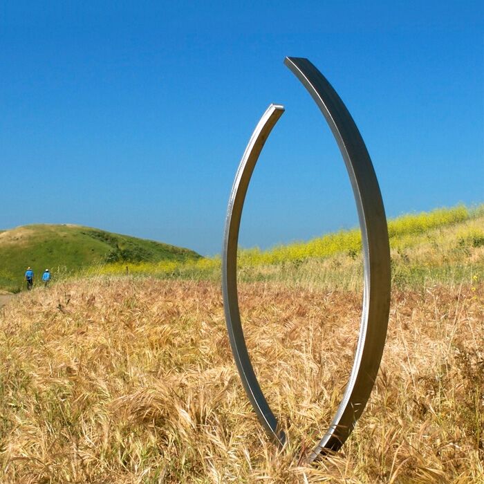 Abstract Modern Garden Stainless Steel Sculpture