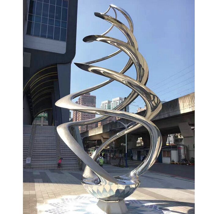 Contemporary Art Abstract Stainless Steel Sculpture for Garden