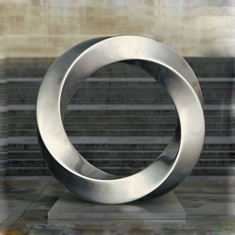 Garden Art Metal Sculpture Stainless Steel Ring Sculpture